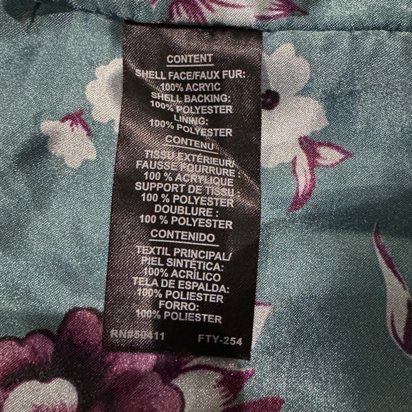 Kensie Faux Shearling Moto Teddy Jacket Sage Forest Green Sz Med Snap Closure - Picture 9 of 11